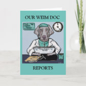 Carte Weimaraner (Devant)