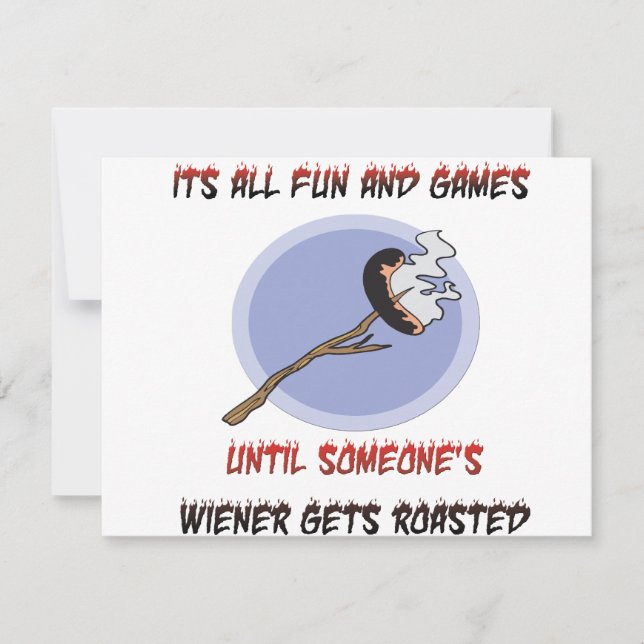 Carte Weiner se fait griller (Devant)