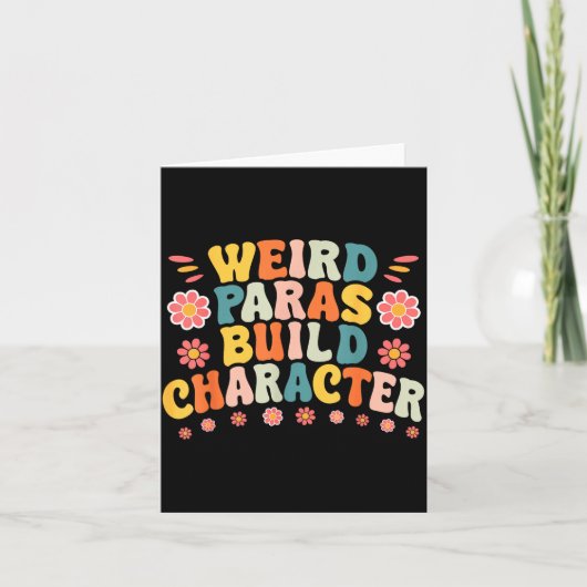 Carte Weird Paras Build Characters Funny Para Profession (Devant)