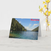 Carte Weissensee, Autriche (Fleur jaune)