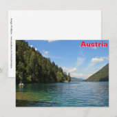 Carte Weissensee, Autriche (Devant / Derrière)