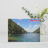 Carte Weissensee, Autriche (Debout devant)