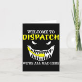 Carte Welcome To Dispatch Funny 911 Dispatch Halloween S (Devant)