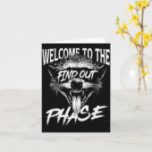 Carte Welcome To The Find Out Phase Funny Nge Quote (Fleur jaune)
