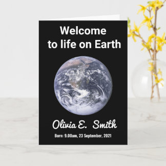 Carte Welcome to the world - New Baby Congratulations