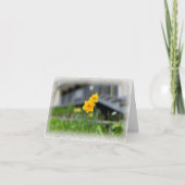 Carte Welcoming yellow flowers (Devant)