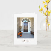 Carte welcomum (Fleur jaune)