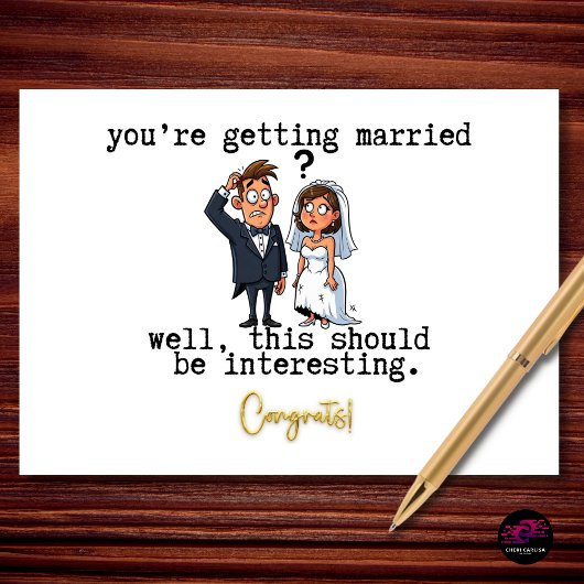 Carte Well This Should Be Interesting Funny Engagement