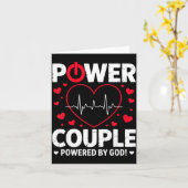 Carte Wer Couple Christian Couples Matching Valentines D (Fleur jaune)