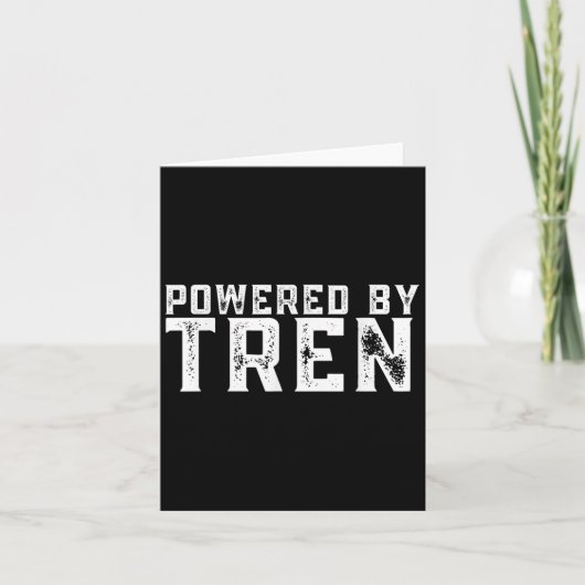 Carte Wered By Tren _ Legalize Anabolic Steroids _ Funny (Devant)