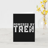 Carte Wered By Tren _ Legalize Anabolic Steroids _ Funny (Fleur jaune)