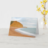 Carte West Bay, Dorset (Fleur jaune)