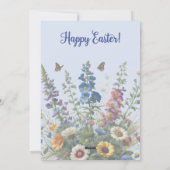 Carte West Highland Terrier et Bunnie Easter (Dos)