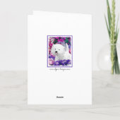 Carte West Highland White Terrier Peinture Chien Art (Dos)