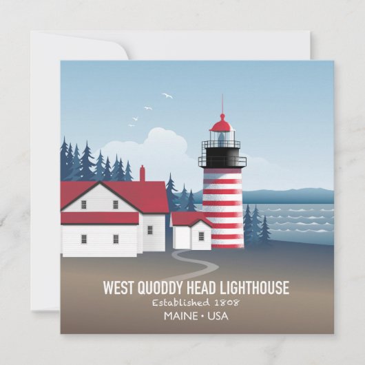 Carte West Quoddy Head Lighthouse (Devant)
