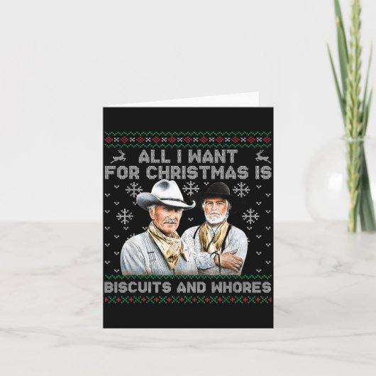 Carte Western Biscuits And S Christmas Quote  (Devant)