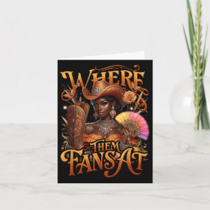 Carte Western Boot Halloween Southern Cowgirl où ils