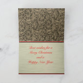 Carte Western Faux en cuir à outils Imprimer Noël (Intérieur)