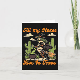 Carte Western Halloween Cowgirl Witch Tous Mes Hexes Liv