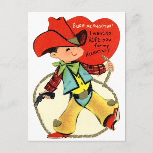 Carte Western Valentine (Devant)