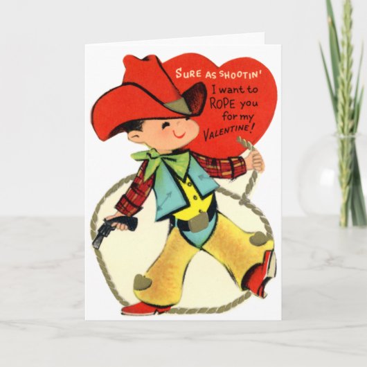 Carte Western Valentine (Devant)