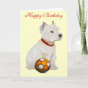 Carte Westie "Anniversaire"