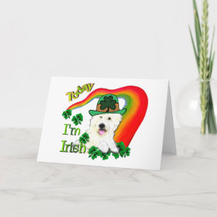 Carte Westie de la Saint Patrick
