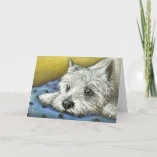 Carte Westie de rêverie