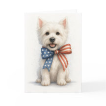 Westie patriotique