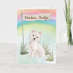 Carte Westie Sympathie des animaux de compagnie sur Rain