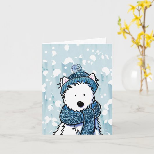 Carte Westin Sparkly Winter (Fleur jaune)