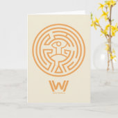 Carte Westworld | Le symbole Maze (Fleur jaune)