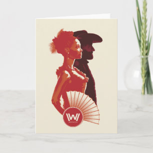 Carte Westworld   Maeve et portrait de pochoir de Hector