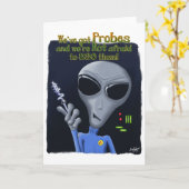 Carte We've got probes (Fleur jaune)