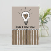 Carte What A Great Idea! - Flat Card (Debout devant)