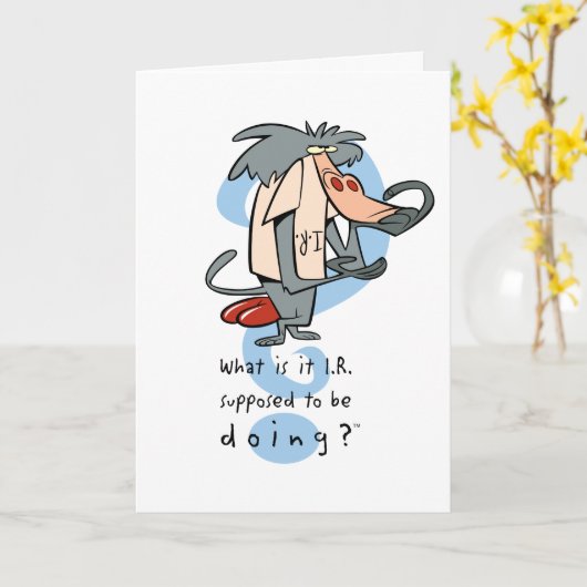 Carte What is it I.R. Supposed To Be Doing?™ (Fleur jaune)