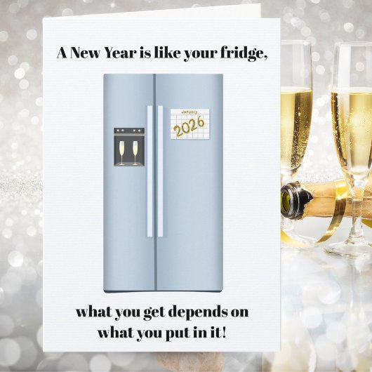 Carte What’s in Your New Year Fridge? Happy New Years
