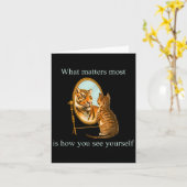 Carte What S Most Is How You See Yourself Apparel  (Fleur jaune)