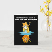 Carte What S Most Is How You See Yourself Motivational L (Fleur jaune)