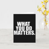 Carte What You Do S Motivation Life  (Fleur jaune)