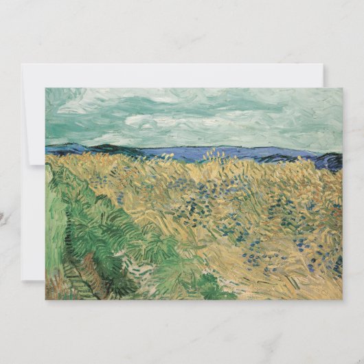Carte Wheatfield avec Cornflowers | Vincent van Gogh (Devant)