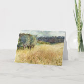 Carte Wheatfield par Auguste Renoir Fine Art (Devant)