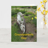 Carte Wheel Grandparent (Fleur jaune)