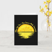 Carte When Life Gives You Lemons Make... - Lemonade  (Fleur jaune)