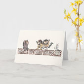 Carte Where the Wild Things Are Characters on Logo (Fleur jaune)
