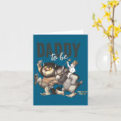 Carte Where The Wild Things Are Daddy To Be  (Fleur jaune)
