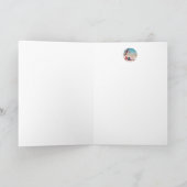 Carte Whimsical Beach Babe Flamant rose rose No 1 Art (Intérieur)