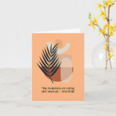 Carte Whimsical Boho Floral Blank Nature Lots (Fleur jaune)