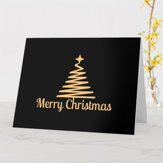 Carte Whimsical Christmas Cards Collection - Spread Joy! (Fleur jaune)