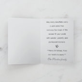 Carte Whimsical Fairies and Elves Custom Christmas (Intérieur)